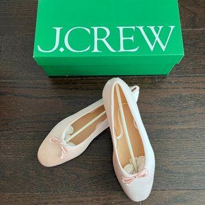 J.CREW Zoe Strappy Ballet Flats in Stain -- SIZE: US 7 / EUR 37.5 -- COLOR: Dune